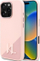 Këllëf telefoni Karl Lagerfeld KLHMP16XSCMKMPCP, për iPhone 16 Pro Max, silikon i fortë, rozë
