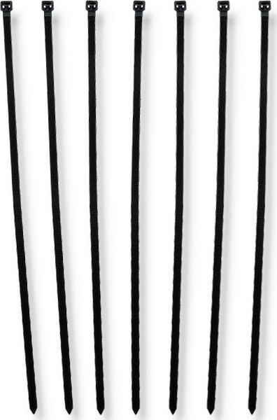 Lidhëse kabllosh Qoltec, 7.2mm, 350mm, najlon i zi