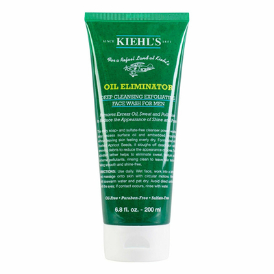 Pastrues për fytyrë Kiehl's Oil Eliminator Deep Cleansing Exfoliating Face Wash, 200 ml