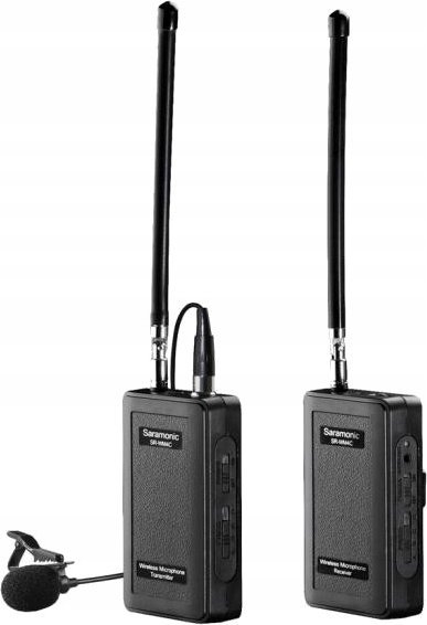 Sistem mikrofoni pa tela Saramonic SR-WM4C, VHF, me lavalier, i zi