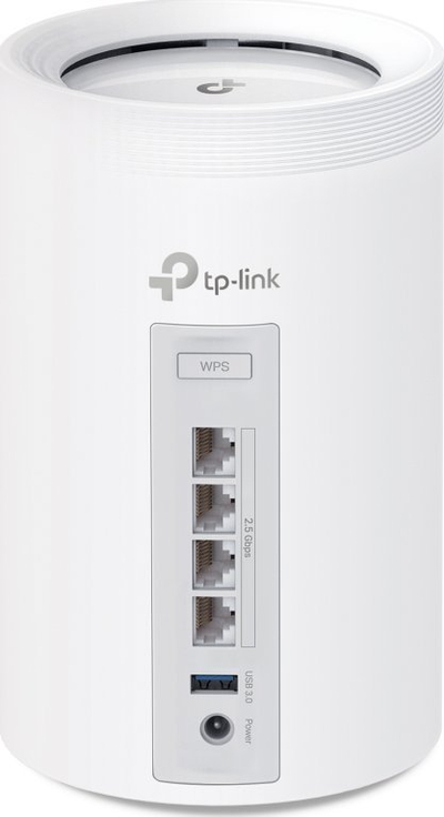 Sistem mesh TP-Link Deco BE65 BE11000, Wi-Fi 7 tri-band, set 2 pjesë, i bardhë