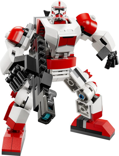 Lodër LEGO Star Wars 75448 Clone Shock Trooper Mech, set ndërtimi, 6+
