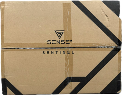 Karrige gaming SENSE7 Sentinel, lëkurë ekologjike, mbështetëse 3D, e zezë