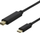 Kabllo video Deltaco USB C në Mini DisplayPort, 1m, 4K 60Hz, i zi