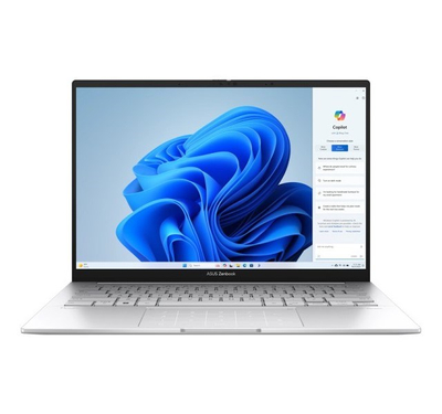 Laptop Asus ZenBook UX3405MA PP288W, 14\" 2.8K OLED, Intel Core Ultra 9, 32GB RAM, 1TB SSD, сребрен
