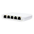 Мрежен прекинувач Ubiquiti UniFi Switch Flex Mini, 5 Gigabit порти, PoE, сет 3 парчиња, бел