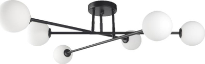 Llambë tavanore Light Prestige Dorado 6, 6xG9, metal, e zezë