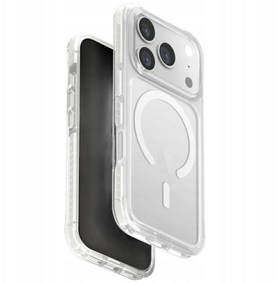 Kllapë mbrojtëse Uniq Combat për iPhone 17 Pro, Magclick, e bardhë