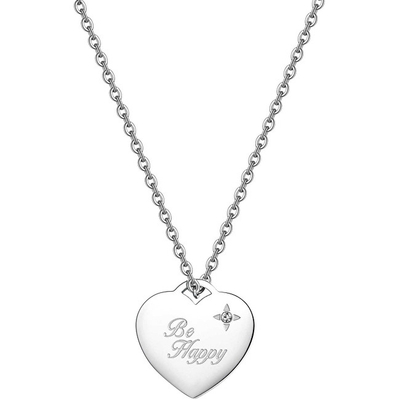 Qafore S'Agapõ Heart Bead Be My Always Be Happy SBM05