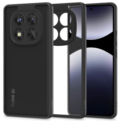 Kuti telefoni Tech-Protect Magmat Xiaomi Redmi Note 14 Pro 5G Poco X7 5G, TPU dhe polikarbonat, matte, e zezë