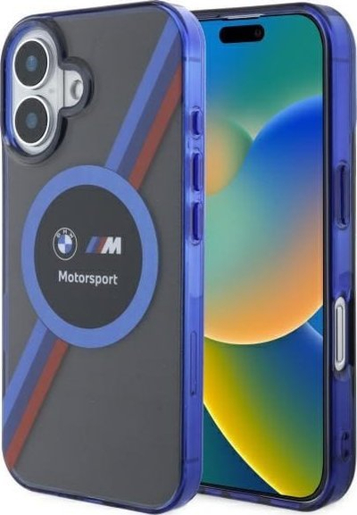 Mbulesë telefoni BMW Motorsport BMHMP16S23HTPUK për iPhone 16 6.1", hardcase, e zezë