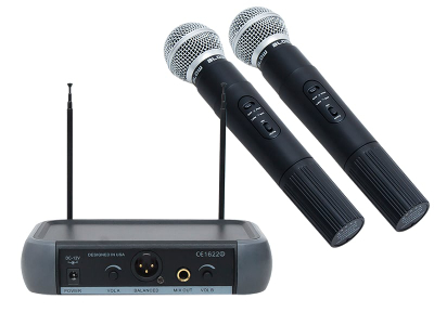 Sistem mikrofoni me valë Blow PRM 902, 2 mikrofonë, 50m, i zi