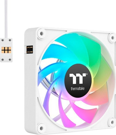 Ventilator PC Thermaltake CT140 EX Reverse ARGB Sync, 140mm, set 3 copë, i bardhë