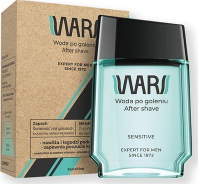 Aftershave Wars Sensitive Mountain Herbs, 90ml