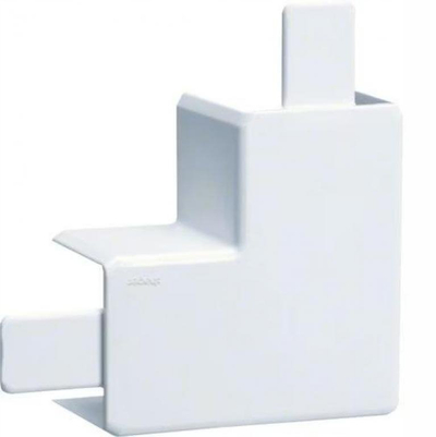 Kënd i sheshtë për kanale kabllosh Legrand LFF2003559016, 20x33mm, pa halogjen, i bardhë