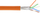 Kabllo rrjeti InLine Patch Cable Cat.6A, S/FTP, 100m, portokalli