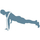 Bandë elastike fitnesi Umbro Resistance Band, 15 kg, blu