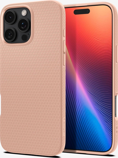 Kapak telefoni Spigen Liquid Air, për iPhone 16 Pro Max, TPU, rozë titanium