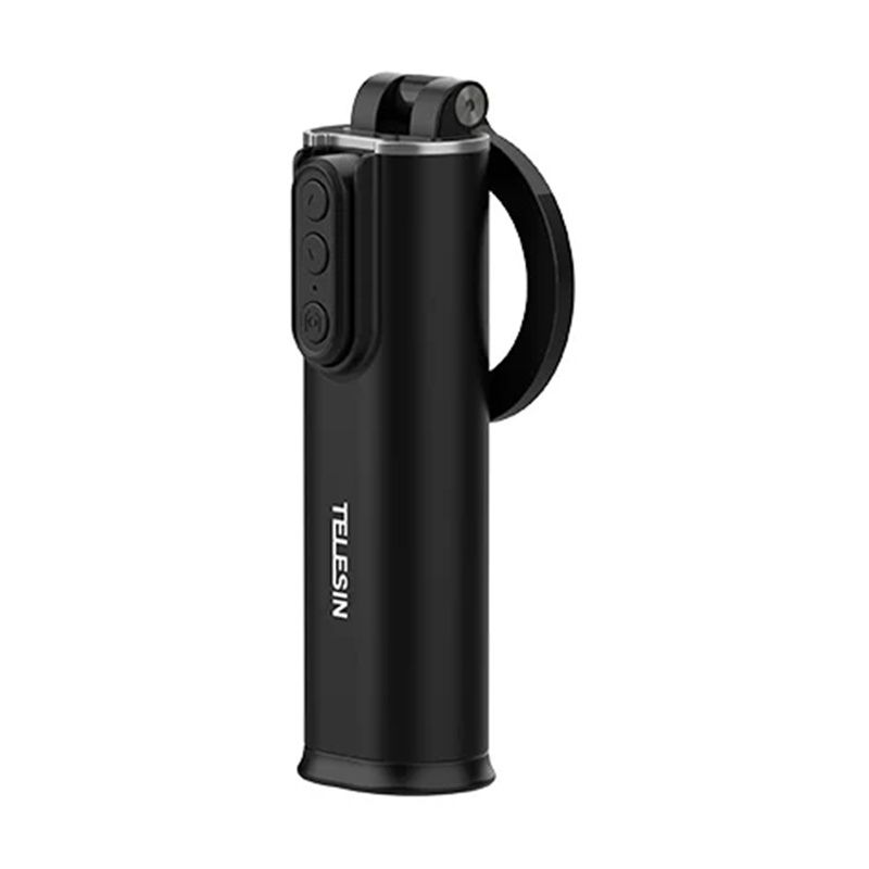 Mbajtëse telefoni Telesin Travel Magnetic, magnetike, me telekomandë Bluetooth, e zezë