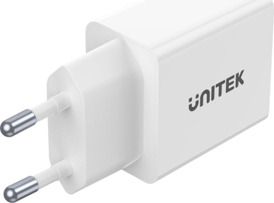 Karikues muri Unitek P1113A, 2x USB A, 2.4A, i bardhë