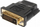 Adapter HDMI në DVI D, AV, i zi