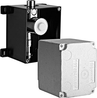 Pisoar muri Geberit Electronic Flush 230, me sensor infra të kuq, dalje horizontale, krom
