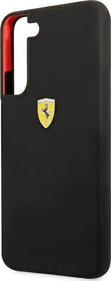 Mbulesë telefoni Ferrari FESSIHCS22SBK On Track Silicone, për Samsung Galaxy S22, silikon, e zezë