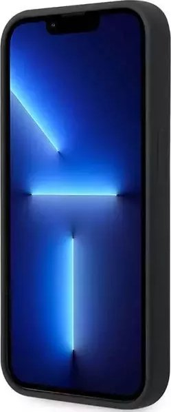Kapak telefoni Tumi Liquid Silicone, për iPhone 14 Pro, silikon dhe TPU, i zi