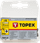 Majë kaçavide Topex PH, 2 x 25mm, 10 copë