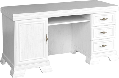 Tavolinë Gała Kora KB, 149x61cm, e bardhë