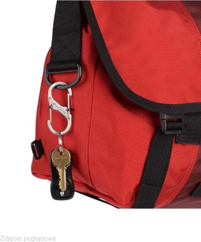 Karabiner Nite Ize S-Biner SlideLock #2, çelik inox, SlideLock, argjendtë