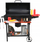 Grill me qymyr pa markë, me kapak, sipërfaqe 71x34.5 cm, i zi
