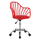 Karrige zyre Becky e kuqe 57×57×96 cm (HM8457.04), kuqe