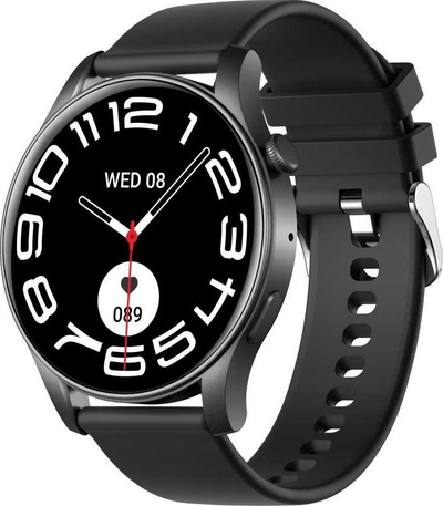 Ora inteligjente BOZLUN B55S, ekran 1.43" AMOLED, IP67, e zezë
