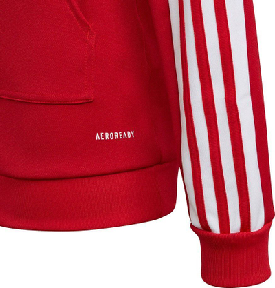 Детска дуксерка со капуљача Адидас Squadra 21 Hoody Youth Jr GP6433, рециклиран полиестер, AEROREADY, црвена