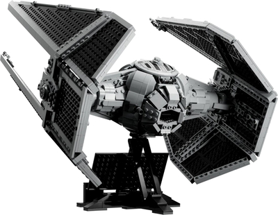 Set LEGO Star Wars TIE Interceptor, model koleksionues, për të rritur, gri