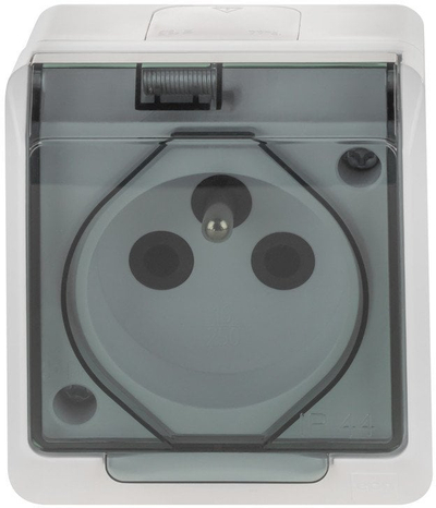Prizë muri Elektro-Plast Hermes 2 01024-01, tip G, e bardhë
