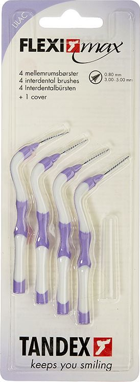 Brushë ndërdentare Tandex Flexi Max Lilac tapered, fijet e buta, vjollcë