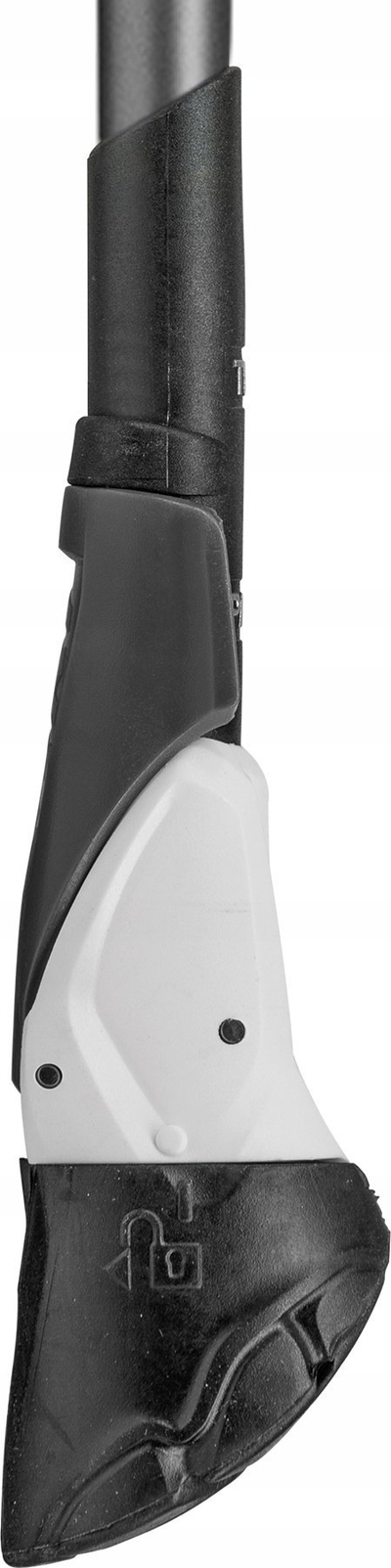 Shkop nordik për ecje Leki Smart Supreme, 100–130 cm, alumin, ngjyrë e zezë
