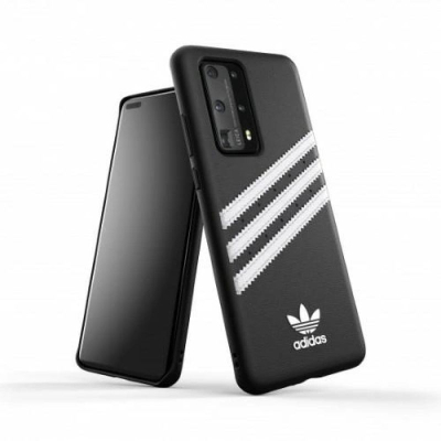 Maskë telefoni Adidas OR Moulded Case, për Huawei P40 Pro, poliuretan, e zezë