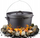 Tenxhere gize Fallen Fruits Dutch Oven, për gatim të ngadalshëm, për kamping dhe zjarr të hapur, e zezë