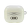 Mbulesë për AirPods 3 Audi IML Geometric Pattern, dizajn me logo, e bardhë