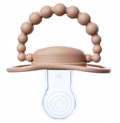 Qetësuese Luu Kids, silikon, 3–6 muajsh, Milk Hazelnut