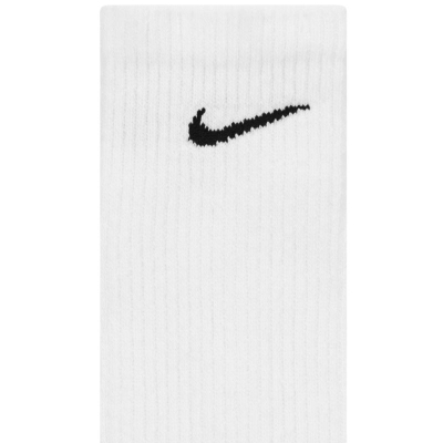 Чорапи Nike Everyday Plus Cush SX6897, сет 6 пара, Dri FIT, бели
