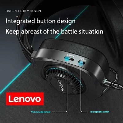 Kufje gaming Lenovo G81A, USB, 3.5mm, të zeza