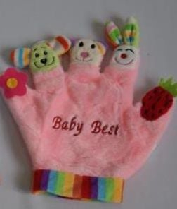 Dorezë kukulle Sun Day Puppet Mitt 125323, me kukulla, 2 ngjyra