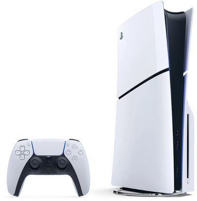 Konzolë Sony PlayStation 5 Slim, 1TB, me disk, e bardhë