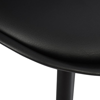 Karrige ngrënieje Chairs Vegas HM0033.32, polipropilen PU, set 4 copë, e zezë