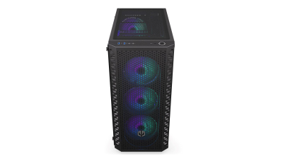 Kornizë PC Endorfy Signum 300 ARGB EY2A006, 4 ventilatorë 120mm, panel xhami anësor, e zezë