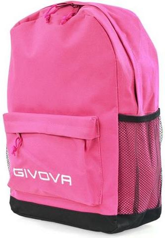 Ранец за на грб Givova School G0514-0006, 1 главен преградок, странични мрежести џебови, фуксија